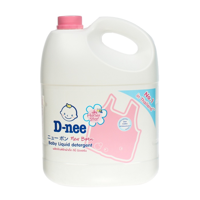 Nước giặt xả Dnee can 3000ml (giao màu ngẫu nhiên)