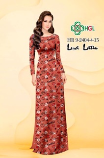 Vải áo dài lụa latin 250k/áo, 350k/bộ