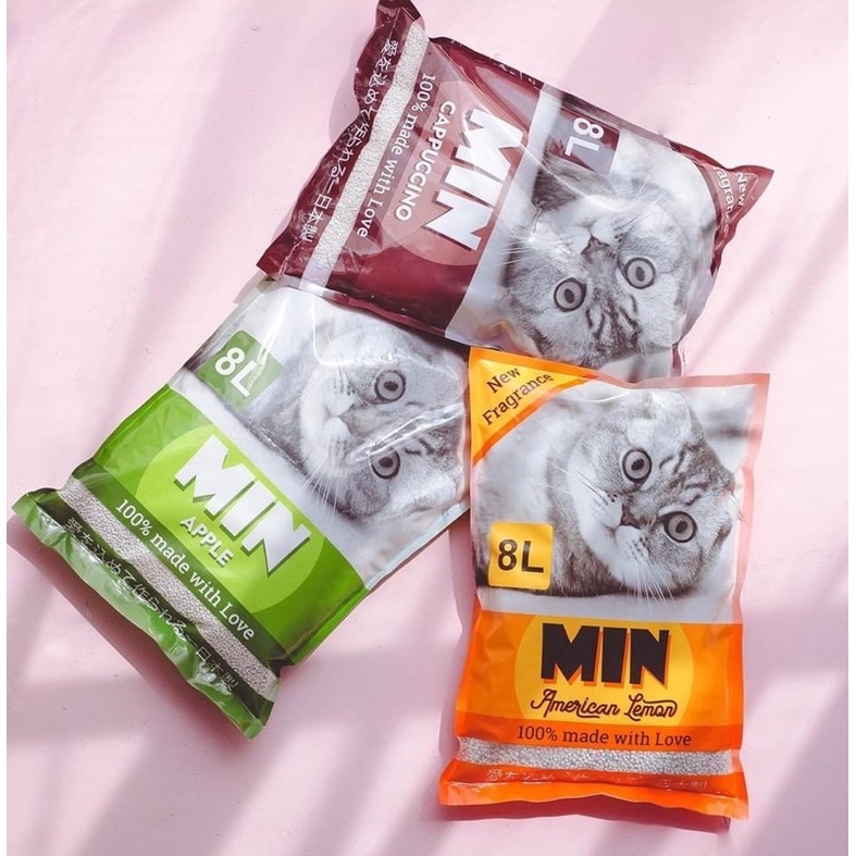 CÁT VỆ SINH CHO MÈO 4KG các loại - cát Min/ Nhật đen/ snappy tom JOLLY CAT