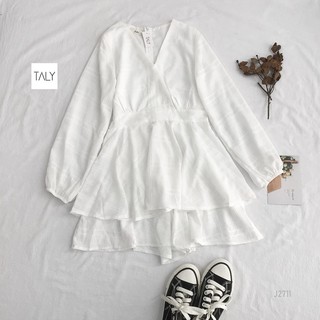 Jumpsuit 2 tầng cổ chéo J2711 TALY