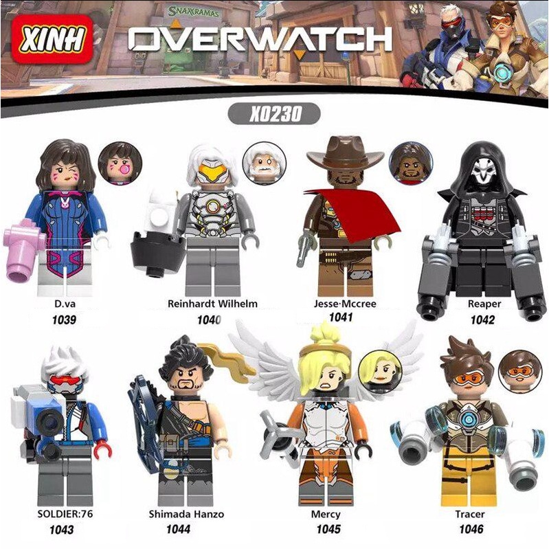 Minifigure nhân vật OVERWATCH