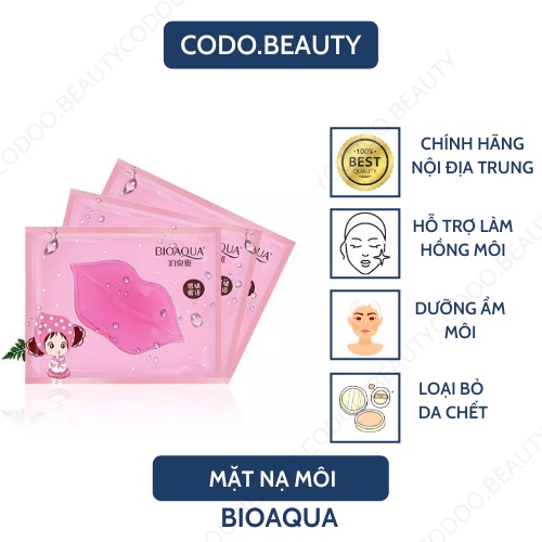 MẶT NẠ MÔI BIOAQUA CUNG CẤP DƯỠNG CHẤT TINH CHẤT COLLAGEN