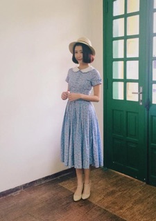 Mũ cói - mũ tiểu thư
