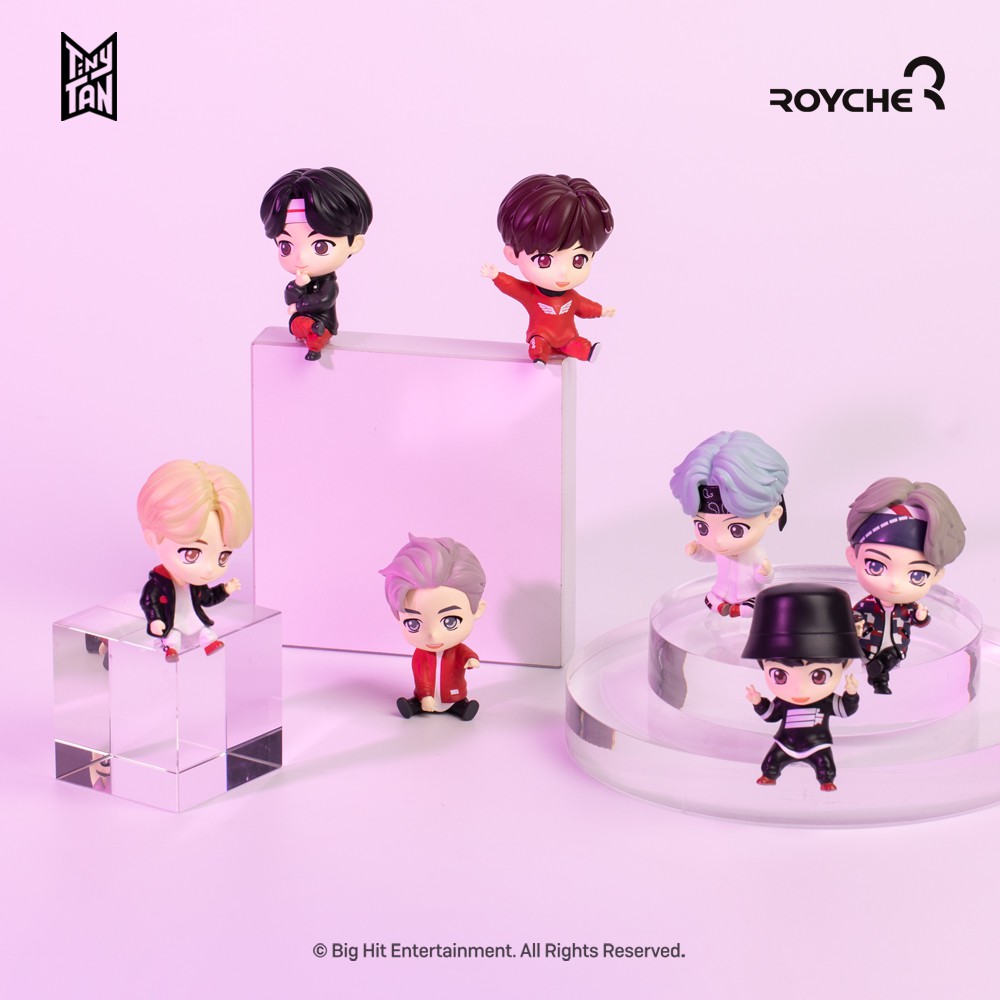 Mô hình BTS Tiny Tan Monitor Figures BT21 nhập khẩu từ thương hiệu Royche (có clip feedback)