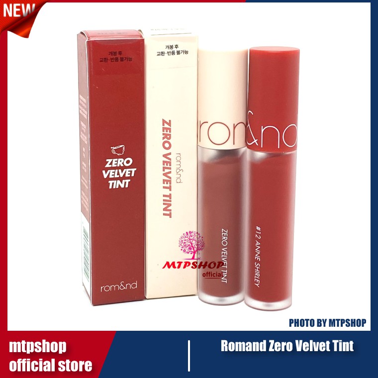 Son Kem Lì Romand Zero Velvet Tint