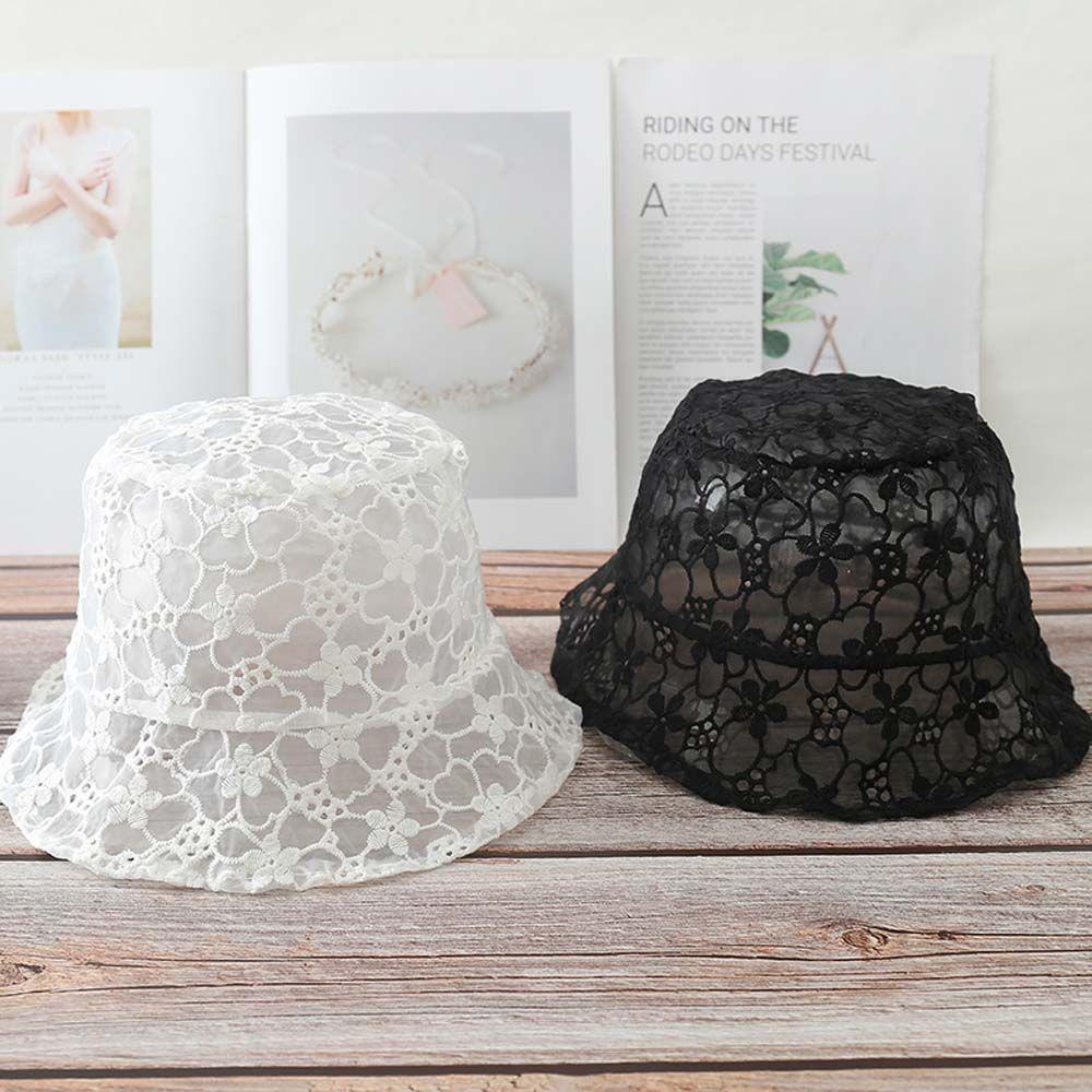 AROMA Nón Tai Bèo Phối Ren Hoa Màu Sắc Ngọt Ngào Phong Cách Hàn Quốc Cho Nữ