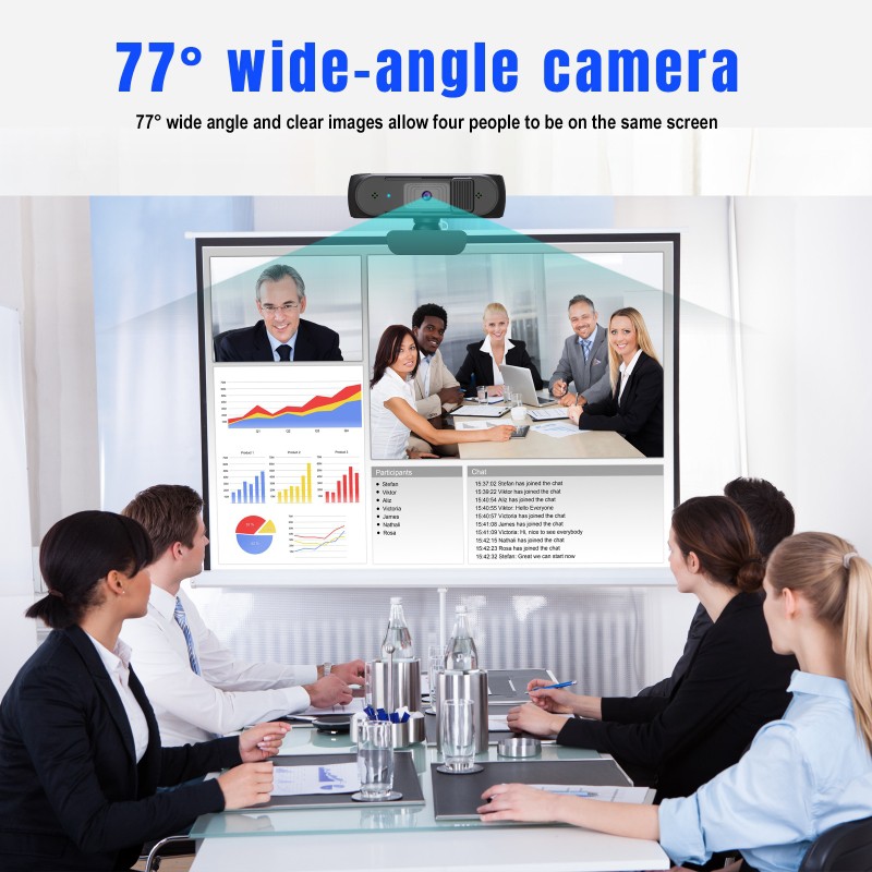 Webcam HXSJ S2 Auto Focus 1080p | BigBuy360 - bigbuy360.vn