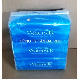 Combo 3 gói Khăn giấy rút Watersilk 200 tờ