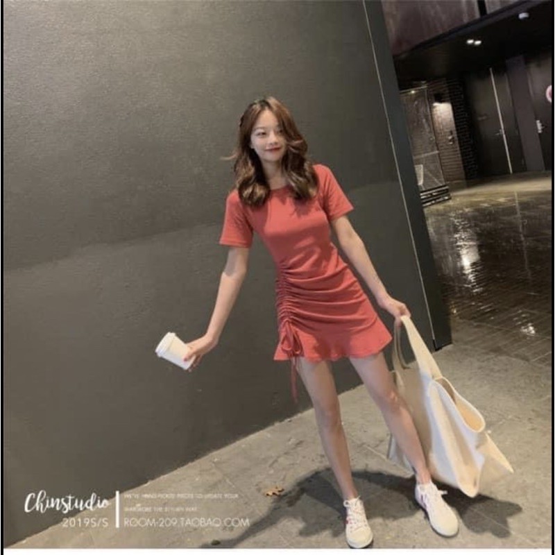 Sỉ Váy Cotton Đuôi Cá Rút Eo Sang Chảnh | BigBuy360 - bigbuy360.vn