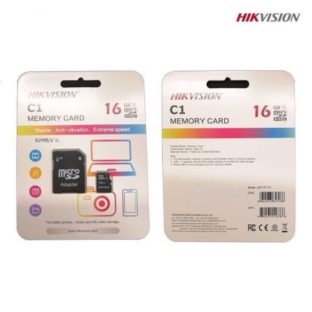Camera Ezviz CV-246 720p + Thẻ nhớ Hikvision 16GB ( Hàng Chính Hãng )