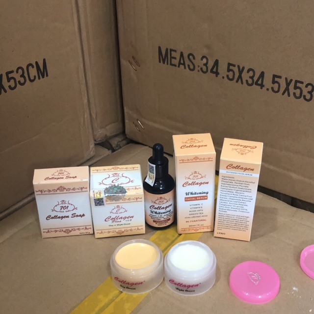 (Chính hảng) combo bộ collagen 701 và serum