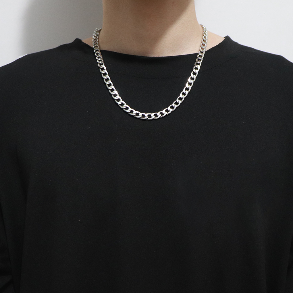 Dây Chuyền Thép Titan Phong Cách Hiphop Cá Tính