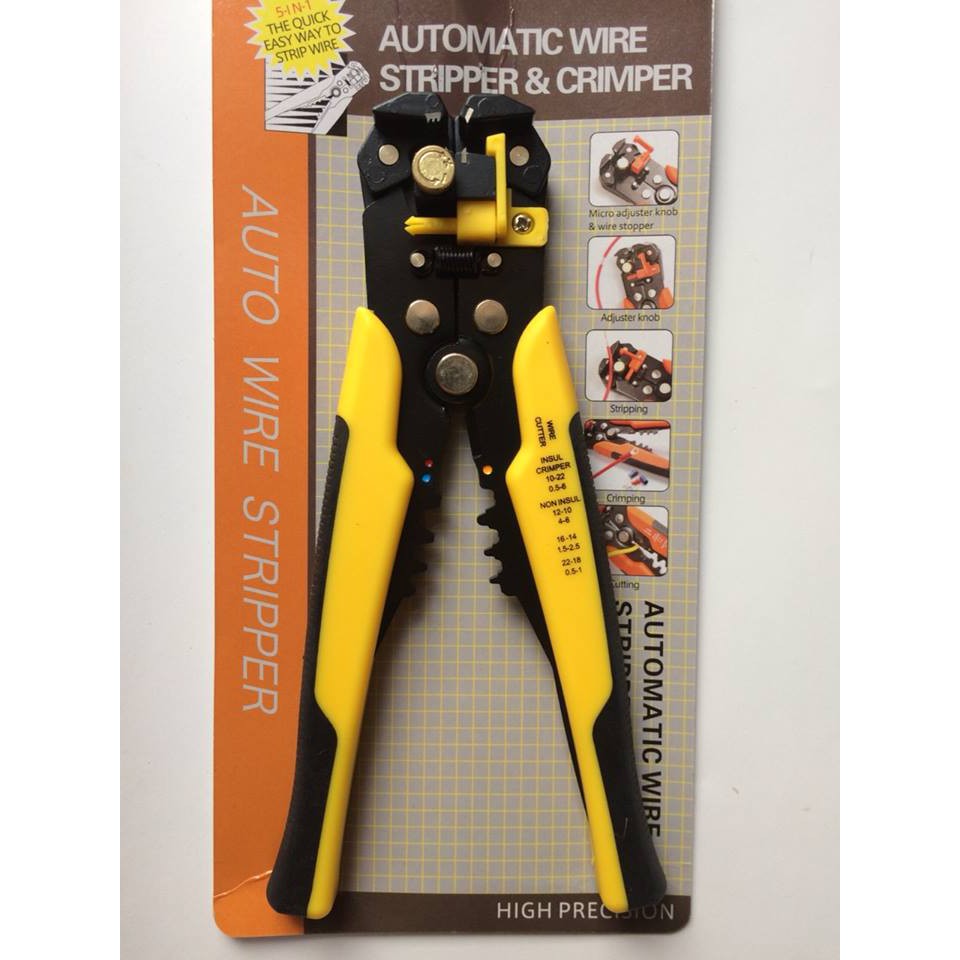 Kìm Kiềm Bấm Cos, Tuốt Dây Điện Đa Nămg