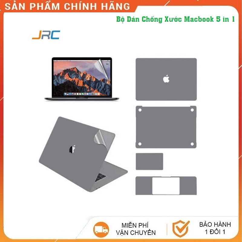 Bộ Dán 3M Macbook Chính Hãng JRC 5iIn 1 - Full Dòng Màu Space Grey | BigBuy360 - bigbuy360.vn