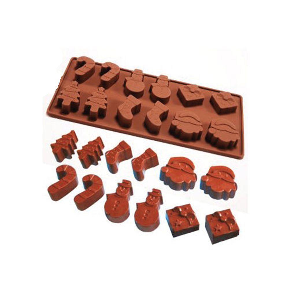 LET Khuôn Silicone Làm Đá Hình Ông Già Noel