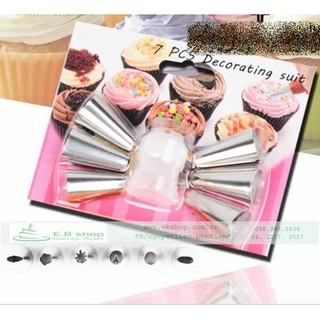 SET 24 ĐUI BẮT HOA TRANG TRÍ BÁNH DỤNG CỤ LÀM BÁNH DÀNH CHO NGƯỜI MỚI BẮT ĐẦU