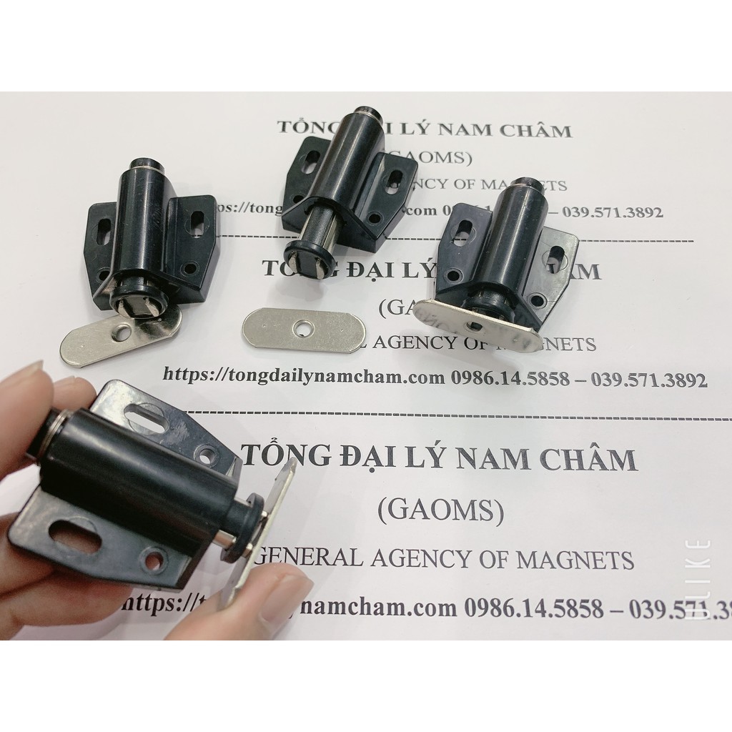 Nam châm hít cửa tủ, chốt nhấn mở nam châm hít cửa tủ gỗ , cửa tủ kính ...