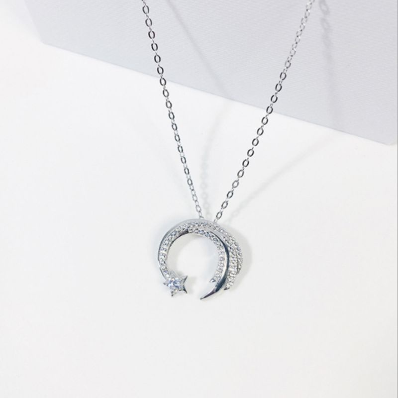 Vòng cổ Mặt Trăng Và Ngôi Sao Cho Nữ