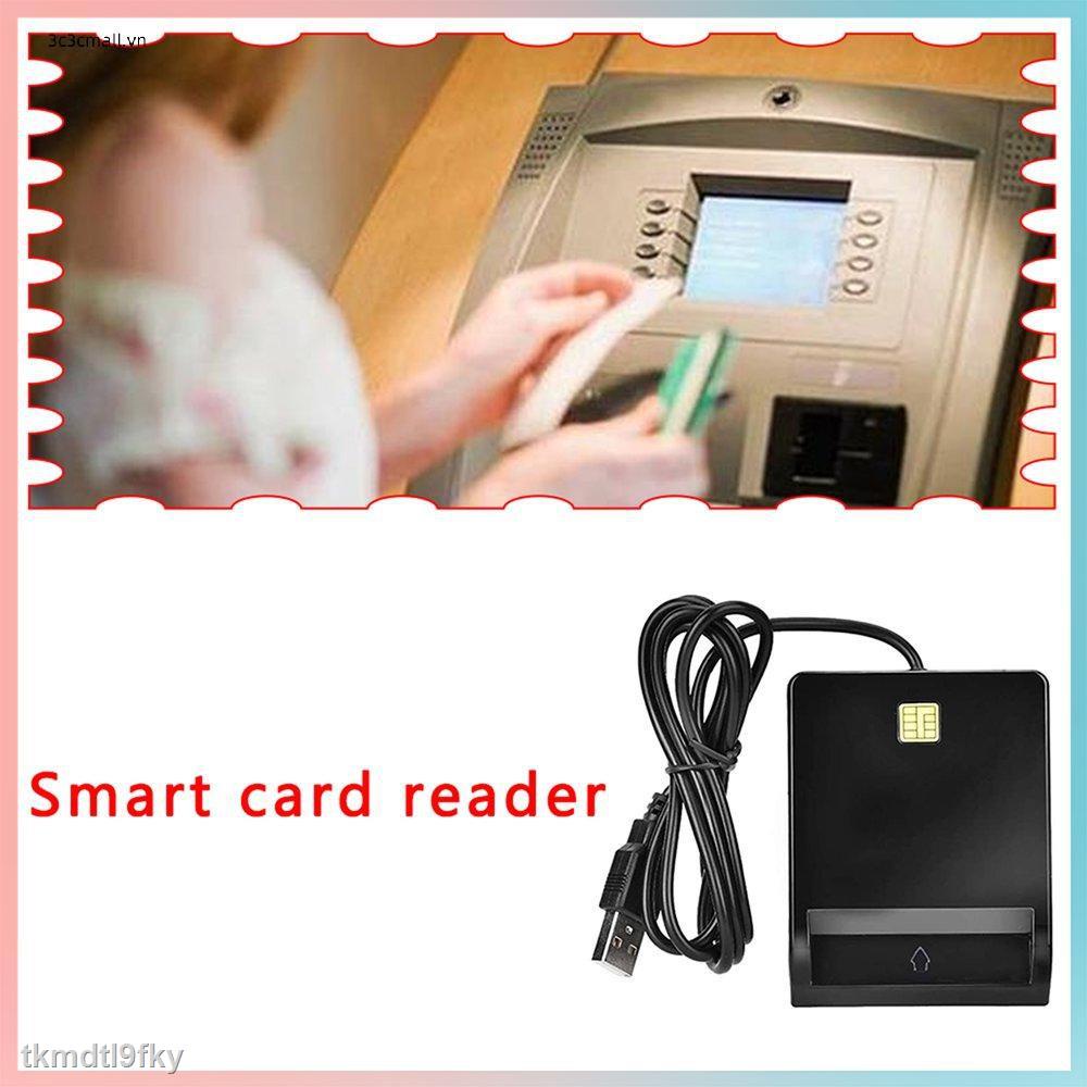 Siêu rẻ ✨chất lượng cao✨ Đầu đọc thẻ thông minh USB SIM Đầu đọc thẻ ngân hàng IC / ID EMV TF MMC Đầu đọc thẻ thông minh