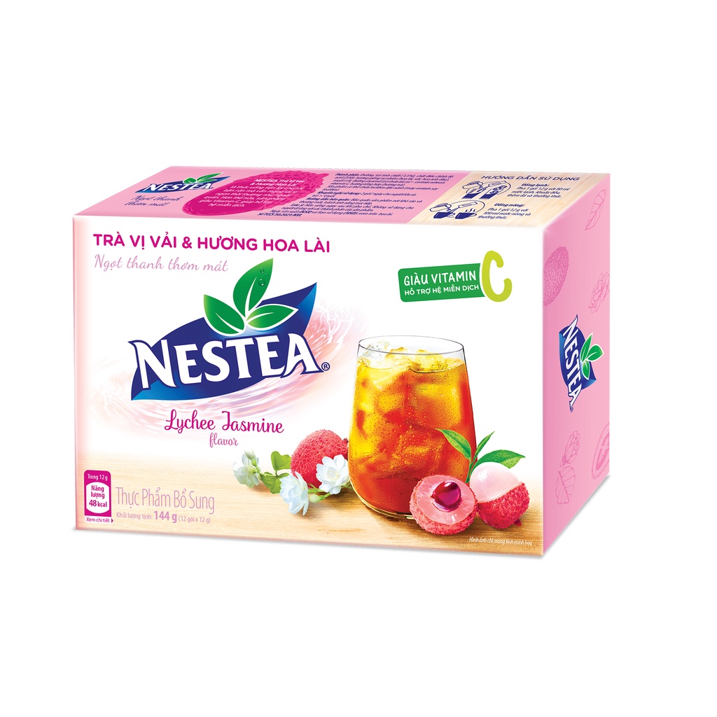 [ELHA Gift] Trà Nestea vị vải & hương hoa lài (144g) | BigBuy360 - bigbuy360.vn