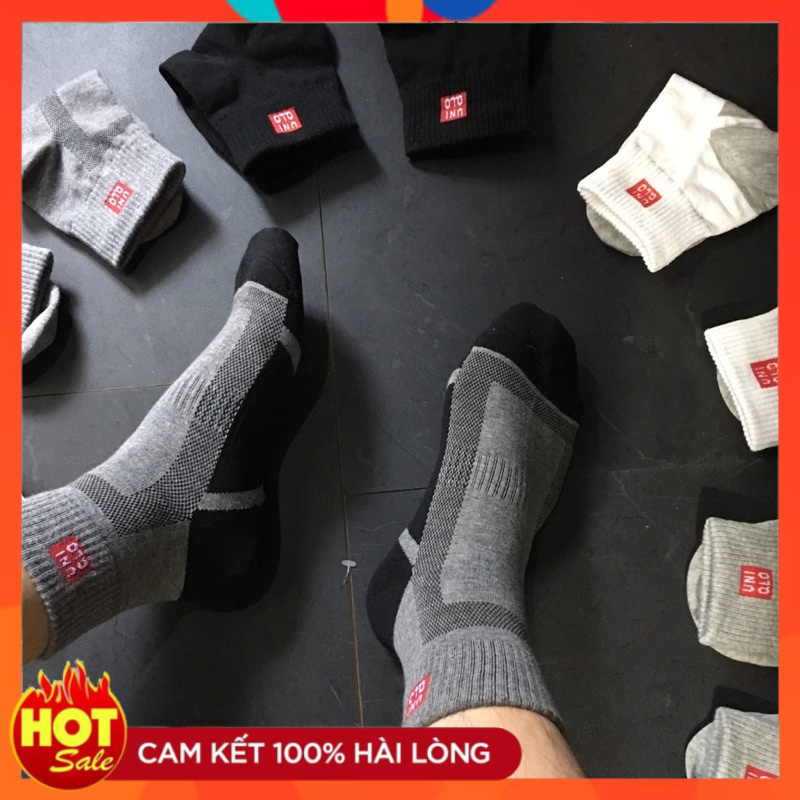 COMBO 10 ĐÔI TẤT UNIQLO NAM XUẤT NHẬT CỔ CAO ( Giá Sỉ )