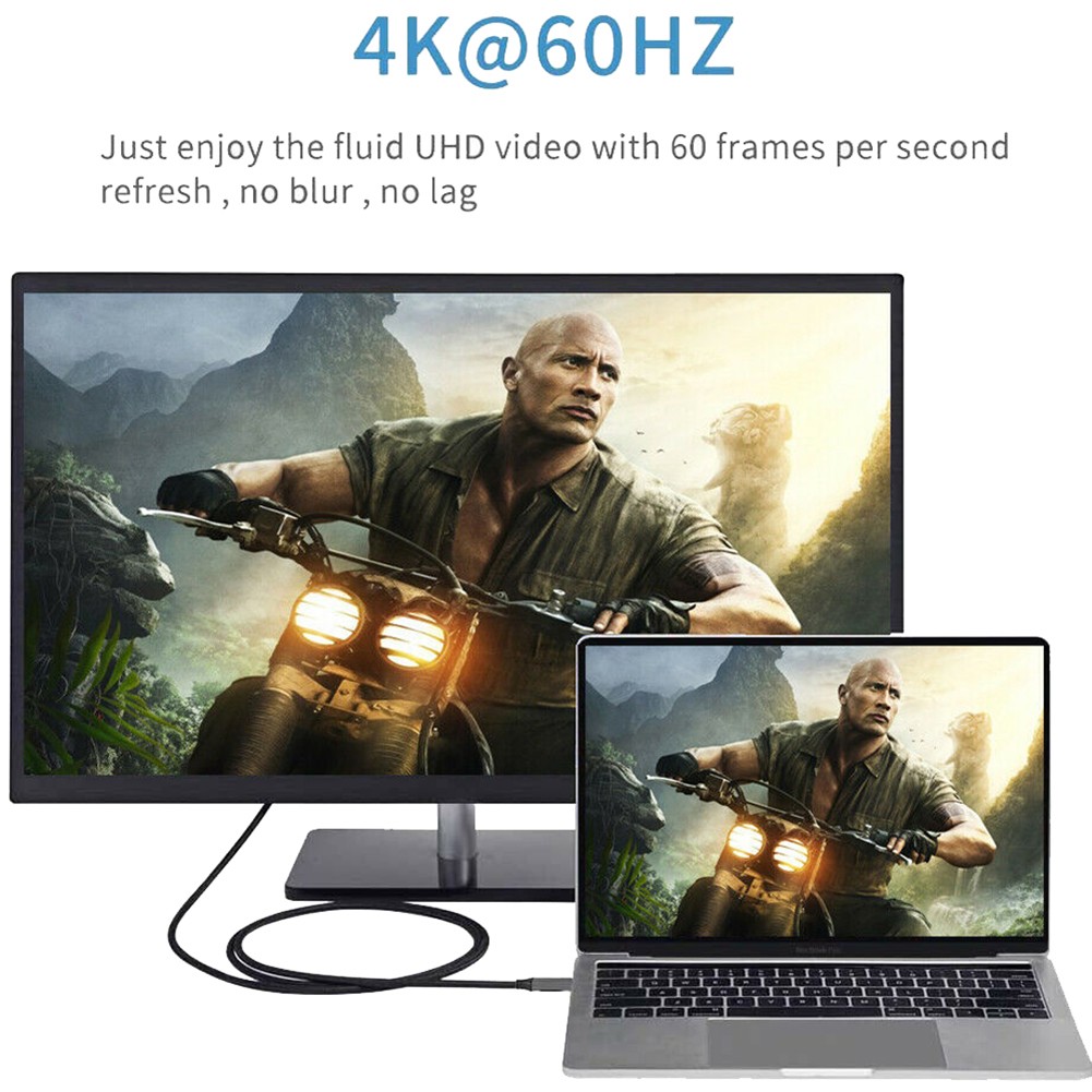 Dây Cáp Chuyển Đổi Sang Dp 4k Usbc Mini Displayport 6ft Loại C Thunderbolt 3