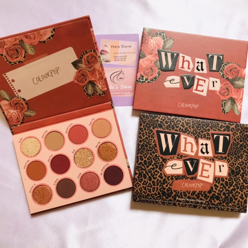 Colourpop ✨ Hình thật - Bảng phấn mắt 12 ô - Wild nothing, Sweet Talk, Whatever, Candy castle, Garden