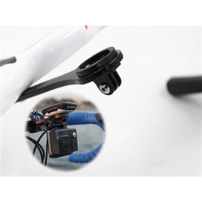 Giá Đỡ Đồng Hồ Tốc Độ Xe Đạp Leo Núi Bằng Sợi Carbon Hiệu KOCEVLO Cho Garmin Cateye Bryton Gopro