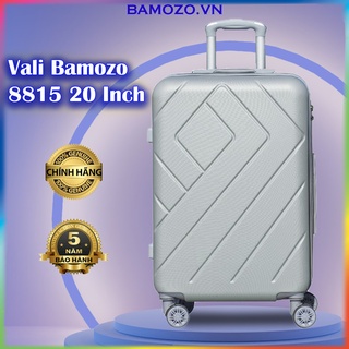 Vali Kéo Nhựa Du Lịch Size 20 Inch Cao Cấp Giá Rẻ Bền Đẹp Chống Va Đập Trầy Xước Bảo Hành 5 Năm Bamozo 8815