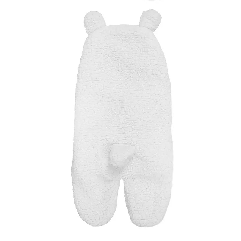 Babyucarea Túi ngủ Unisex cho bé One Piece Mùa đông Ấm áp và mềm mại Lông cừu và bông quấn quần áo trẻ sơ sinh Qui-zali