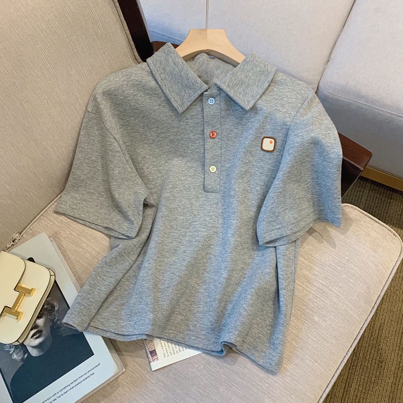 Set Đồ Thể Thao Ngắn Tay Cổ Polo Thời Trang Năng Động Cho Nữ