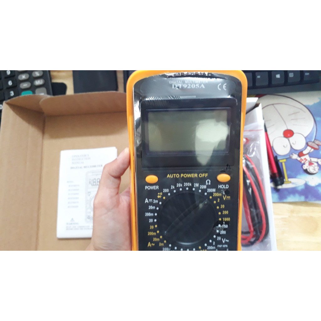 Đồng Hồ Vạn Năng Digital Multimeter DT9205A  Đồng Hồ Điện Tử Đo Điện Đa Năng