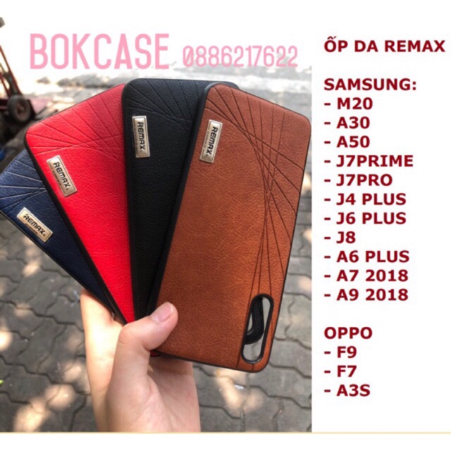 Ốp da A3S F7 F9 J8 J4PLUS J6PLUS A6PLUS M20