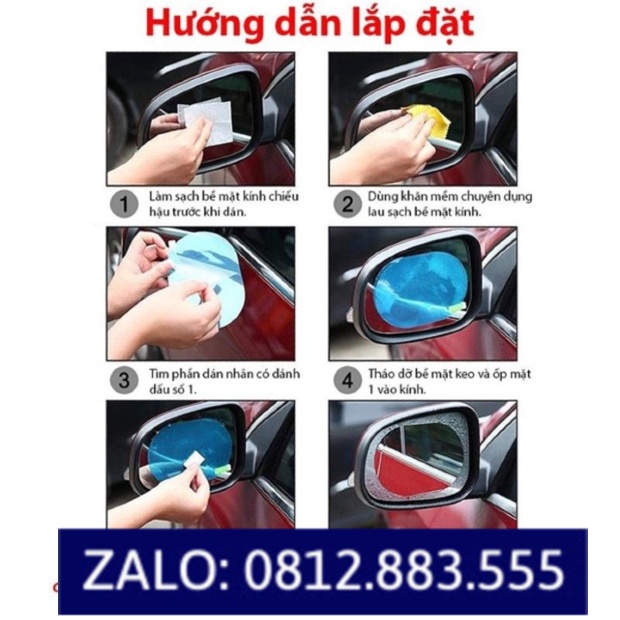 Miếng dán NANO film chống tụ nước mờ GƯƠNG