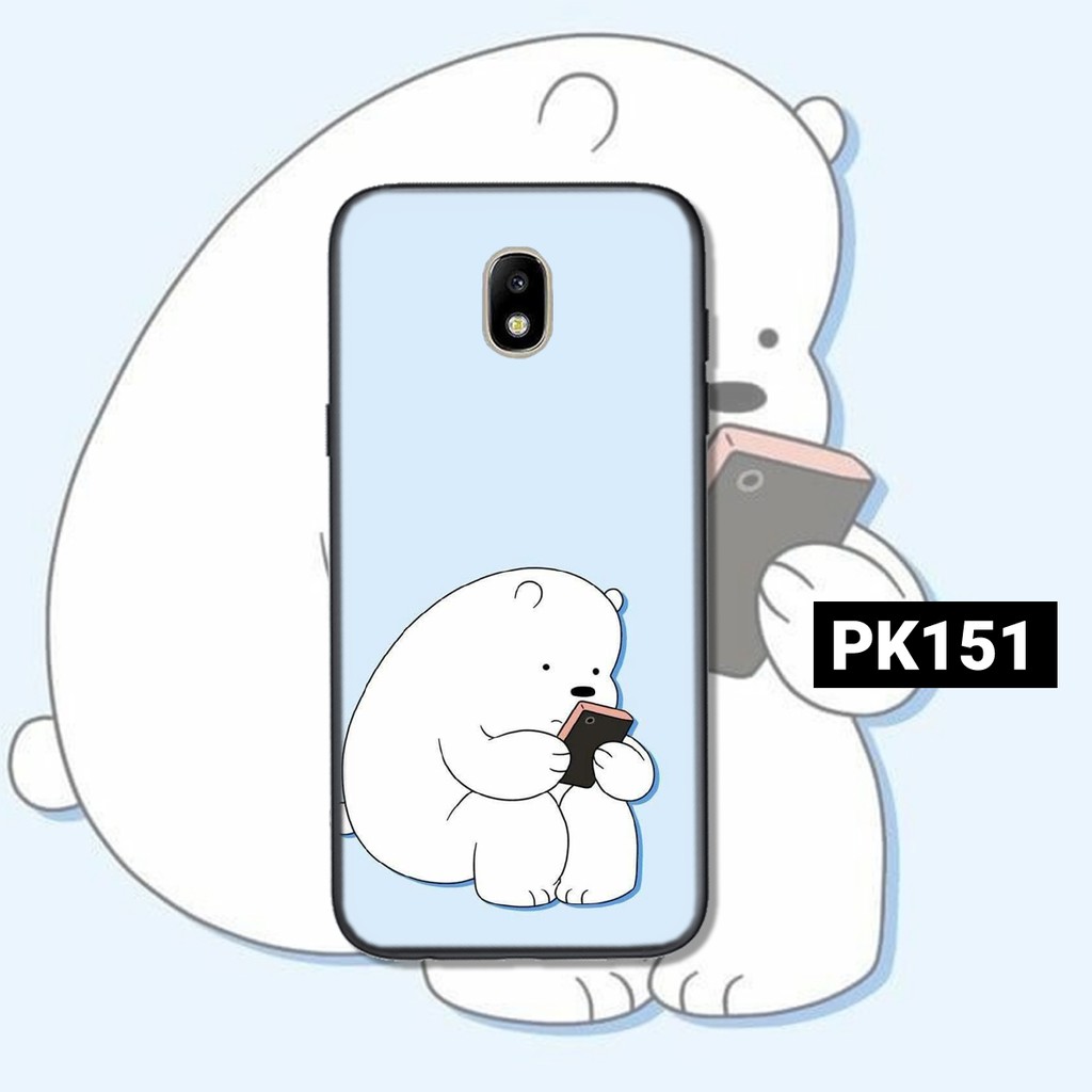 [Freeship từ 50k] ỐP LƯNG SAMSUNG J3 PRO IN HÌNH GẤU WE BARE BEARS - CHẤTLƯỢNG-SIÊUBỀN-SIÊUĐẸP