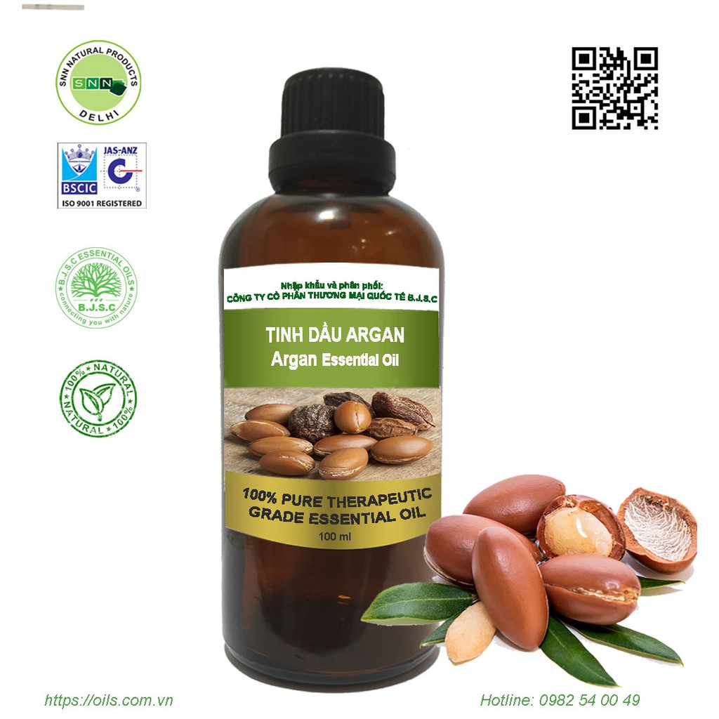 Dầu Argan nguyên chất nhập khẩu Ấn Độ 100%