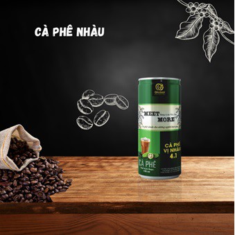 [Meet more] Cà phê vị quả nhàu 4 in 1 lon 190ml | BigBuy360 - bigbuy360.vn