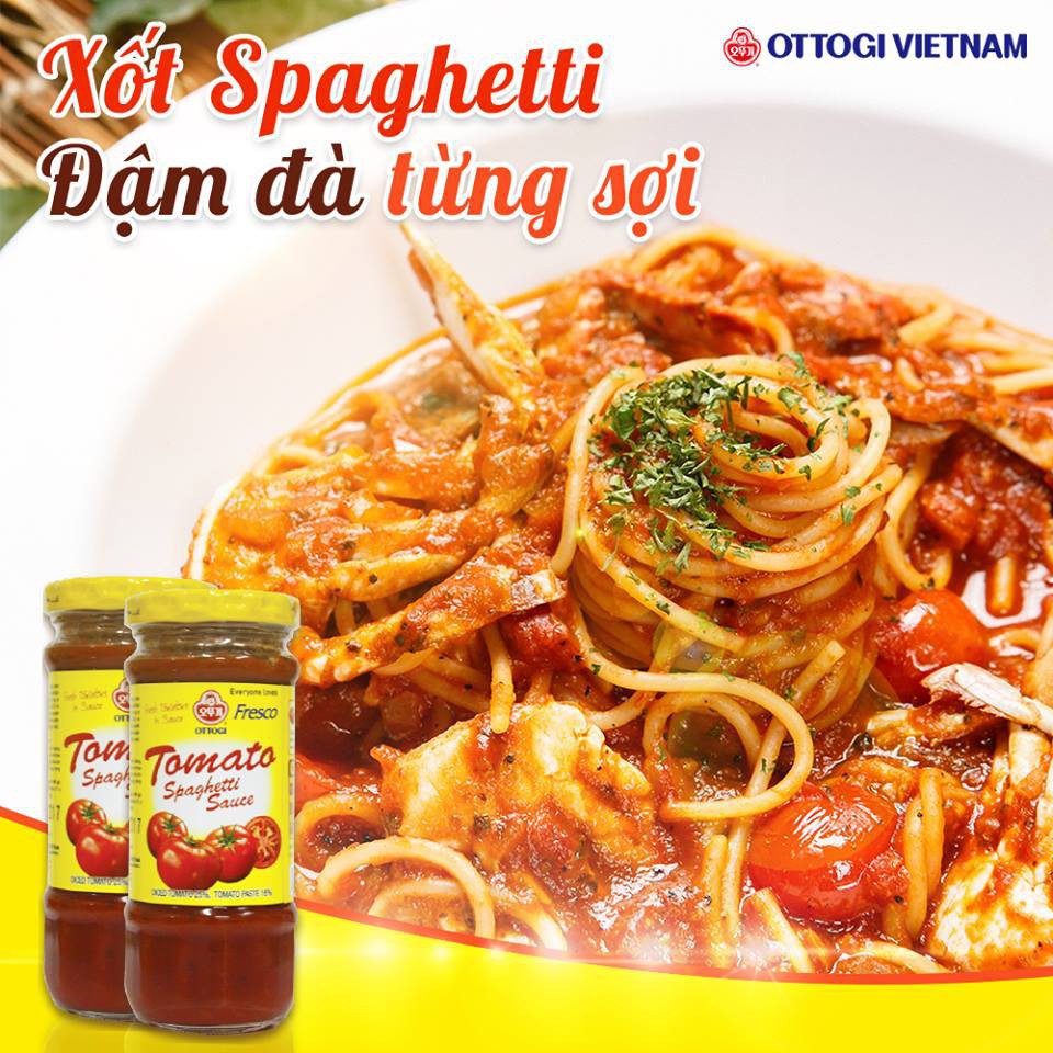 Sốt Cà Chua Spaghetti Ottogi Hũ 400g