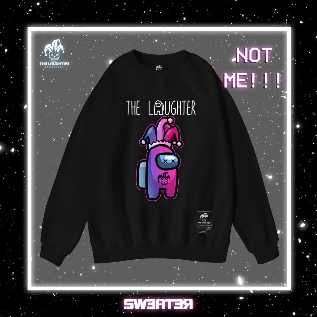 The Laughter - Áo DÀI TAY SWEATER AMONG US - NỈ DA CÁ