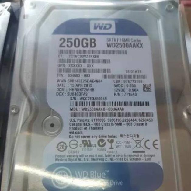 Ổ Cứng Bên Trong Màu Xanh Dương Wd Pc 250Gb | BigBuy360 - bigbuy360.vn