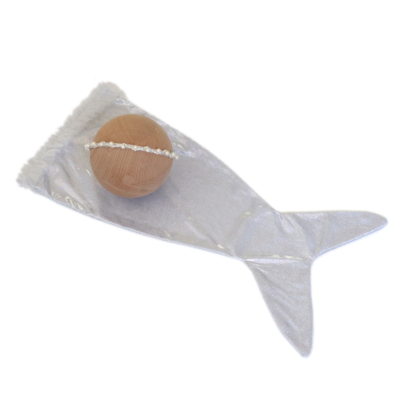 ✿ Bộ Trang Phục Chụp Ảnh Gồm Băng Cài Đầu Và Hạt Cườm Cho Bé Sơ Sinh