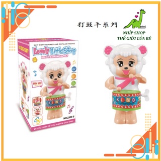Mèo Kitty Vặn Cót, Cừu Non Baa Baa Vặn Cót Lắc Lư Đánh Trống
