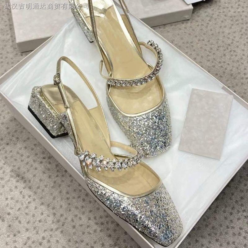 Giày Mary Jane Đế Dày Cài Khóa Đính Đá Phong Cách Cổ Điển Thời Trang Xuân Hè 2022 Dành Cho Nữ