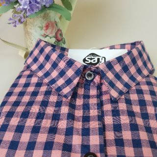 Áo sơ mi kẻ cộc tay