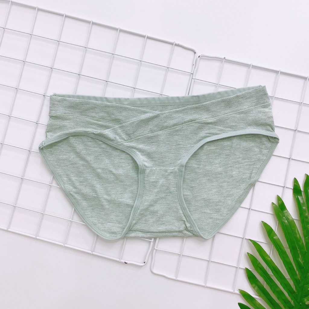 Quần Lót Bầu, Chip Bầu Cạp Chéo Cotton Size 40-75Kg