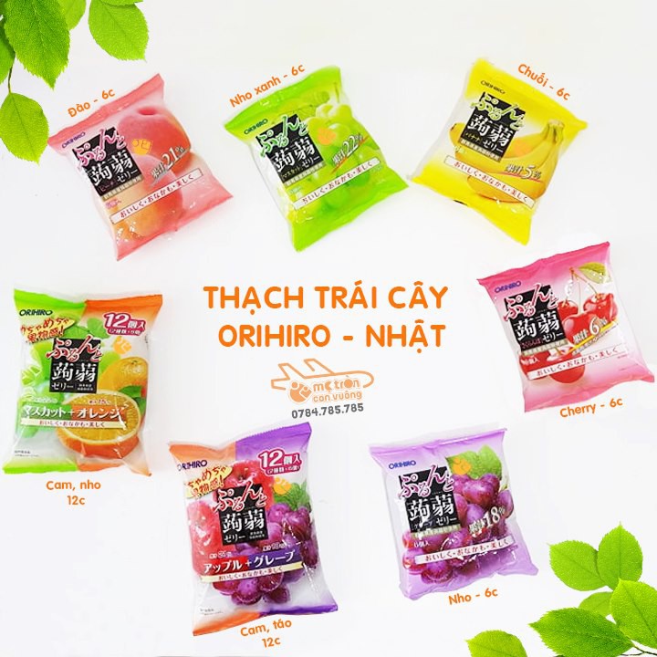 thạch trái cây orihiro