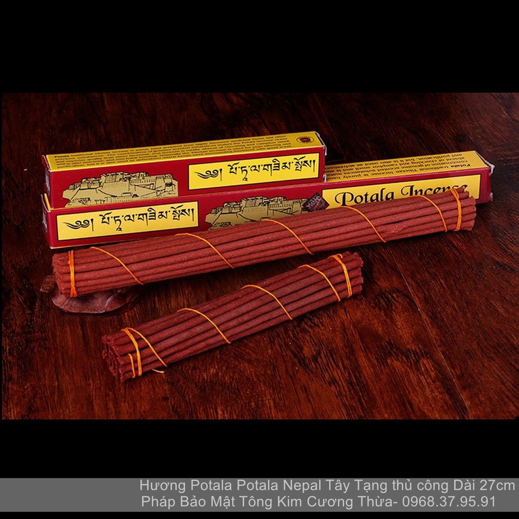 Hương  Potala Nepal Tây Tạng thủ công Dài 27cm