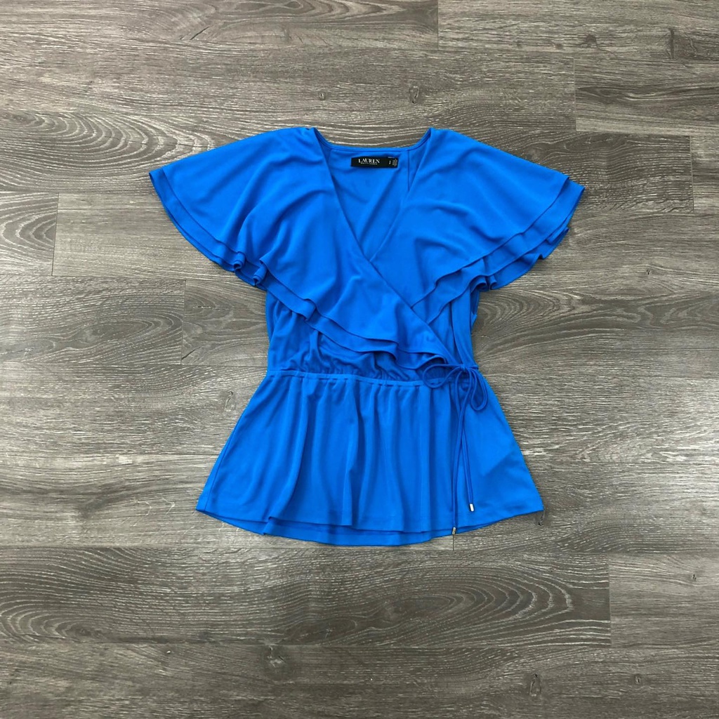 Áo Lauren cổ wrap bèo KAMI