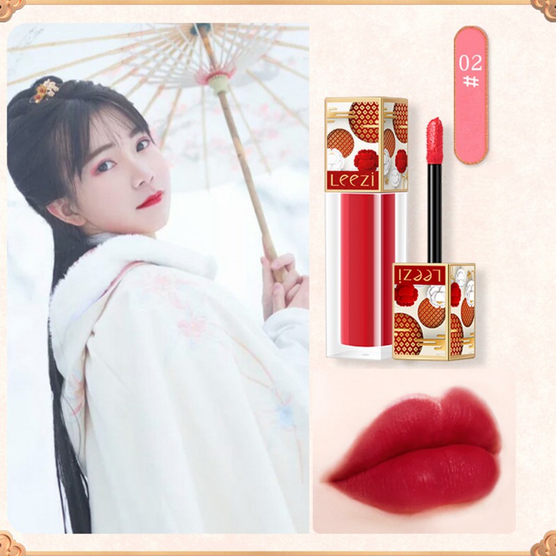 [Hàng mới về] Son môi dưỡng ẩm không thấm nước chống dính cốc phong cách trung hoa LEEZI | BigBuy360 - bigbuy360.vn