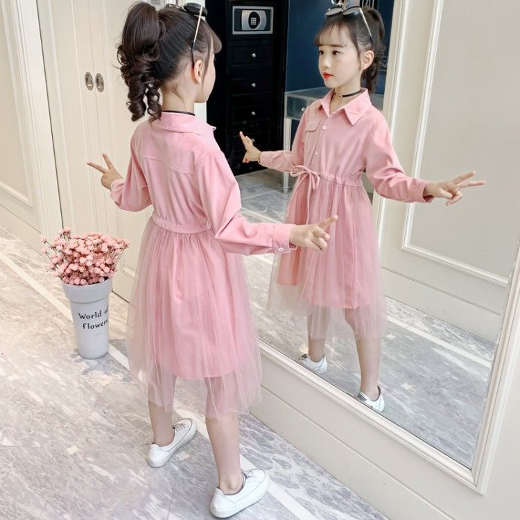 Đầm Tay Dài Dáng Rộng Phong Cách Thời Trang Mới 2022 Cho Bé Gái